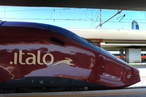 Inauguration du train ˆ grande vitesse ITALO