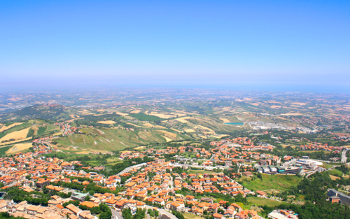 san marino dall'alto 