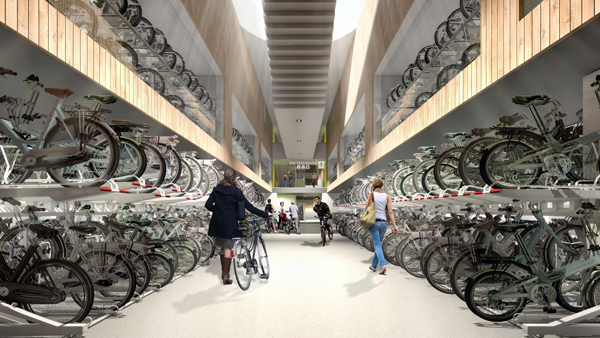 Futuro parcheggio biciclette Utrecht.