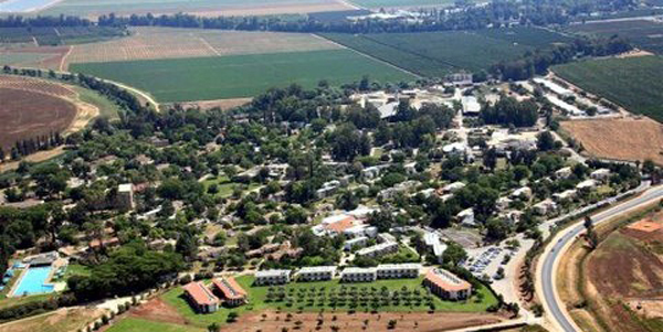 veduta sul kibbutz