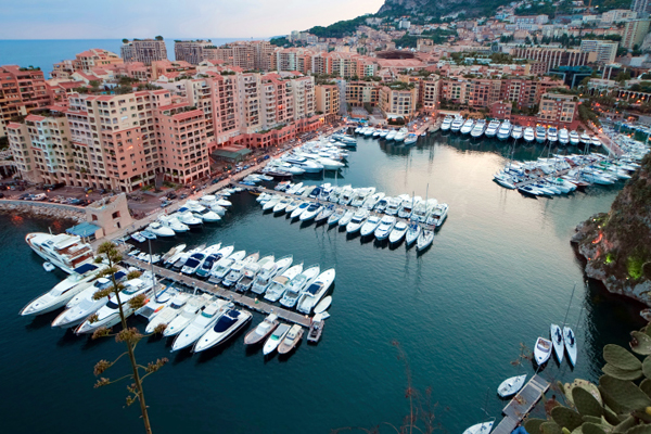 monaco dall'alto