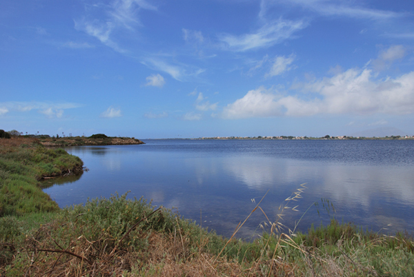 panorama dall'isola di mozia