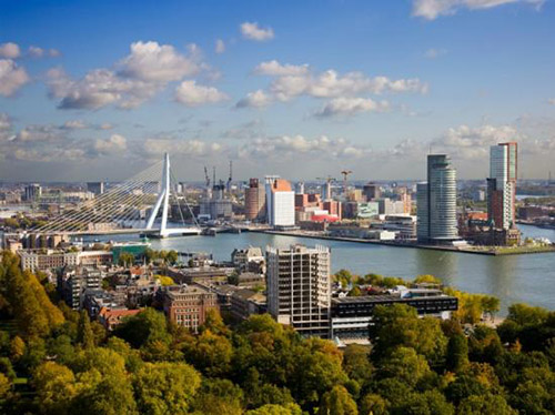 rotterdam dall'alto