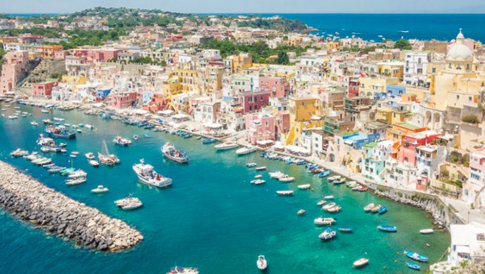 Procida in aliscafo da Napoli